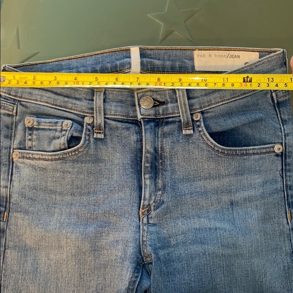 Rag and bone light blue wash jeans size 27 - Picture 4 of 4